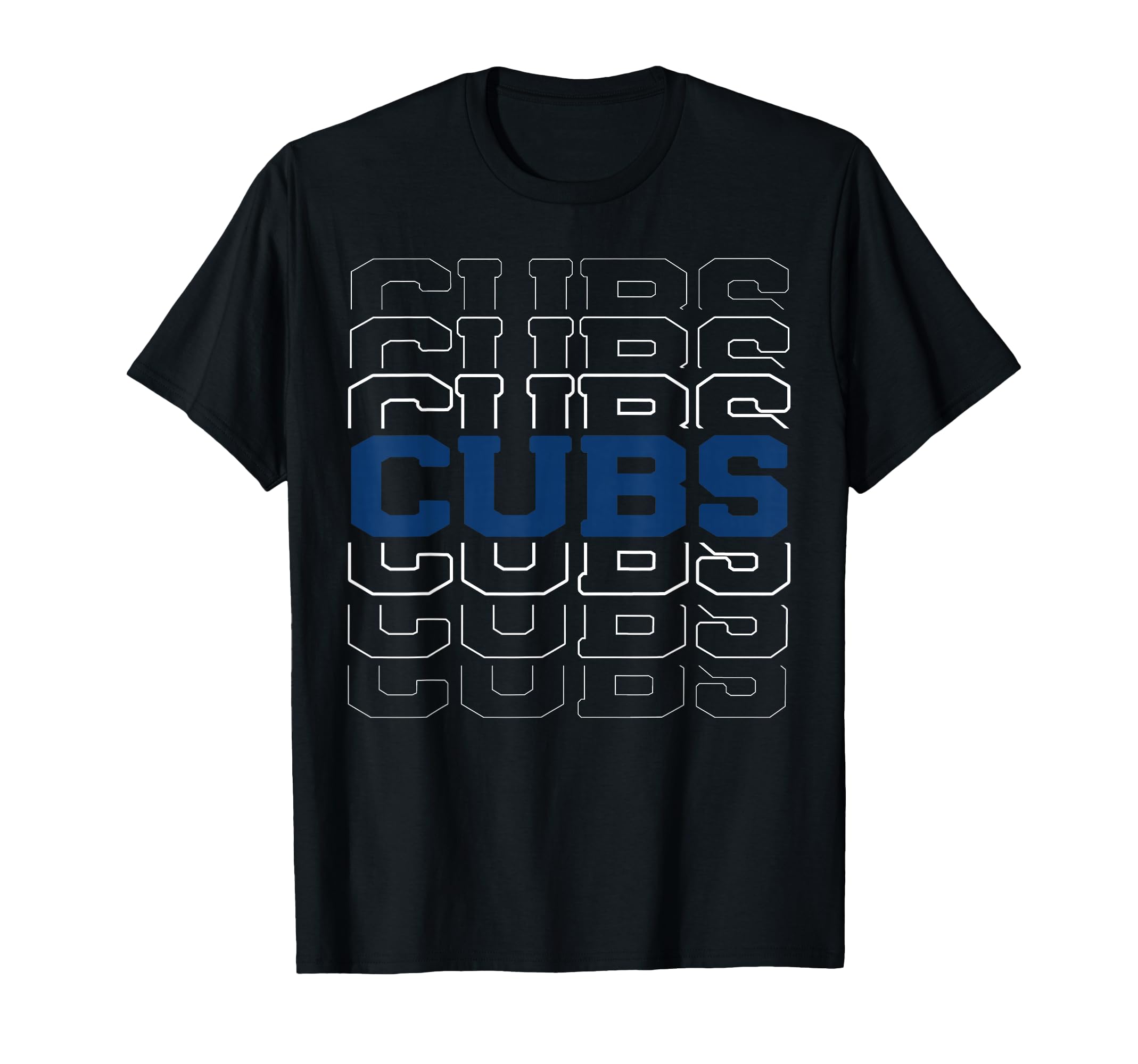 View 1 of **GREEN, NOT BLACK** Vintage Cubs Name Retro Design for Men Women and Kids T-Shirt