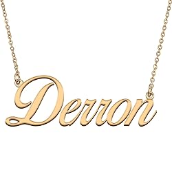 HUAN XUN Customized Custom Simple Any Name Necklace