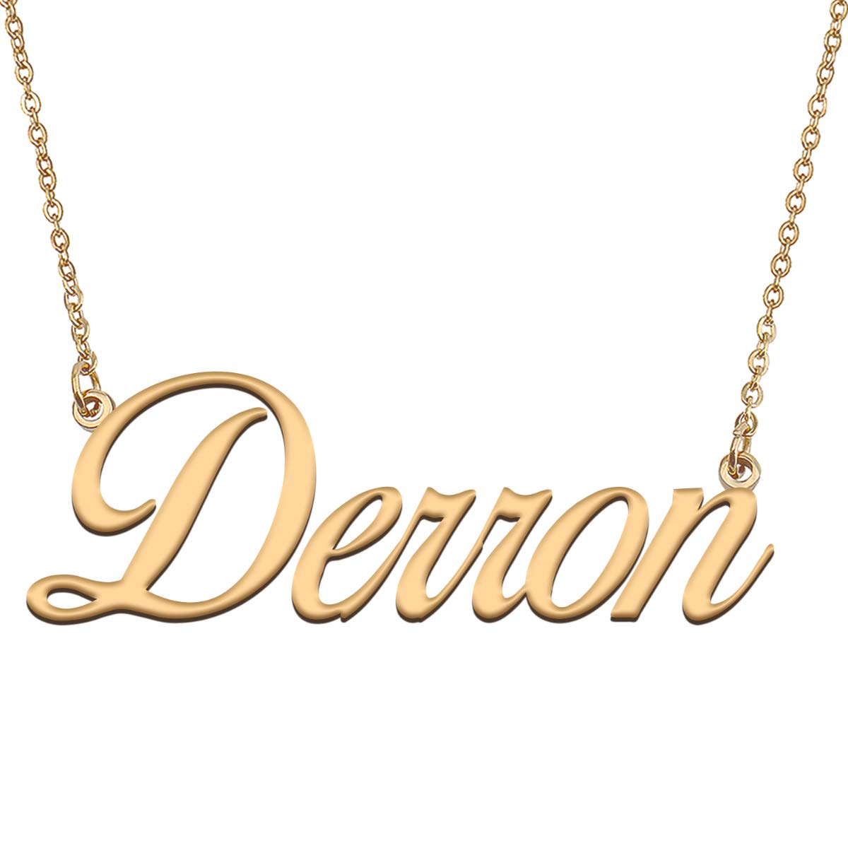 HUAN XUN Customized Custom Simple Any Name Necklace