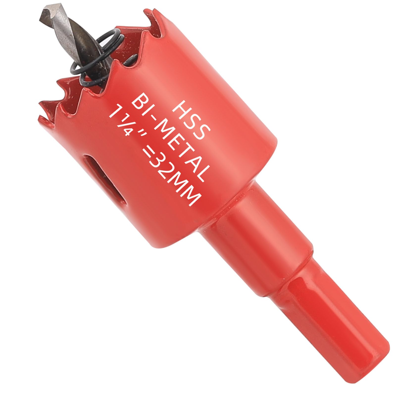 GARHWAL Bi-Metal Hole Saw 32 mm with Arbor and Pilot Bit - Smooth Fast Cutting for Wood, Plywood, Plastic, Drywall, Thin Metal Sheets, and More | Ideal for Ceiling Light Installation and DIY Projects — image 1