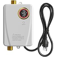 lianfengymx 3000W Tankless Water Heater Electric – Instant Hot Water for Sink, RV, Cabin & Tiny Homes | Compact Vertical-Moun