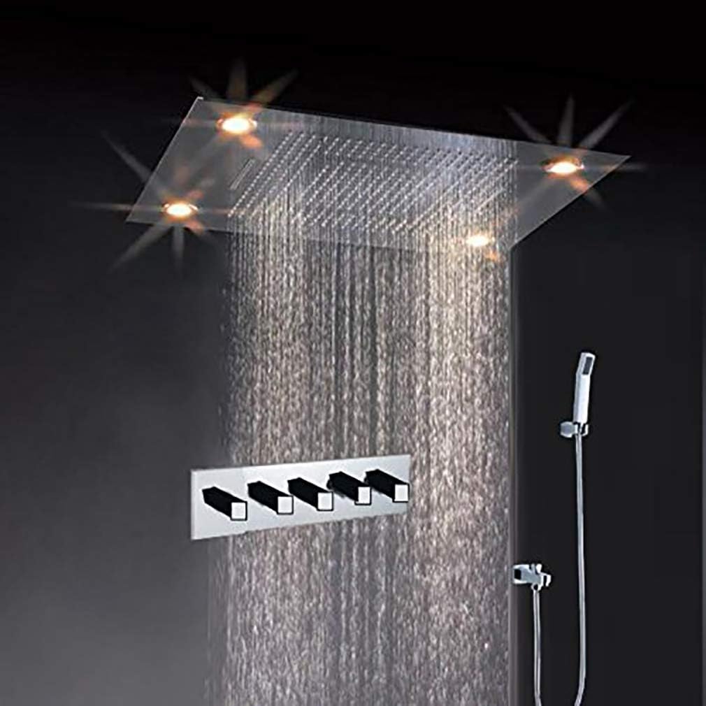 Cascada Classic Design 31 Inch 600mmx800mm Large Rain Shower Set