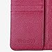 Wisdompro Wallet Case for Samsung Galaxy S5 Mini, PU Leather Flip Folio Protective Phone Case Cover with Magnetic Closure, Wrist Strap and Card Holder Slots for S5 Mini - Hot Pink