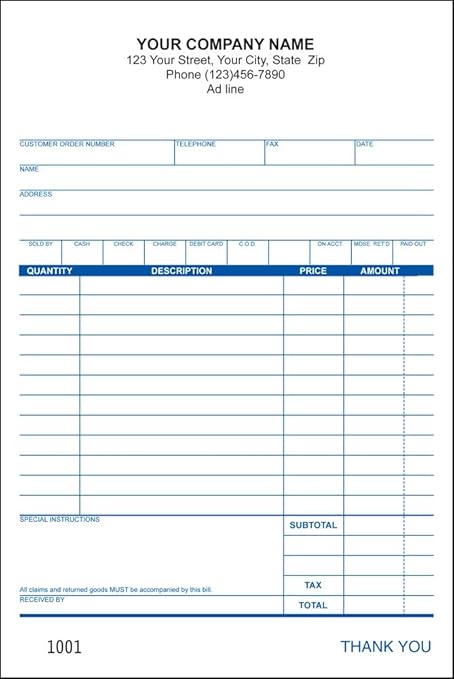 Free Printable Business Forms Online Duplicates - Printable Forms Free ...