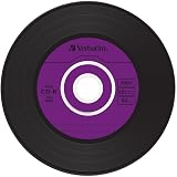 Verbatim 43426 52x CD-R Recordable Blank Disc Vinyl Retro Slim Case 10 Pack view 6