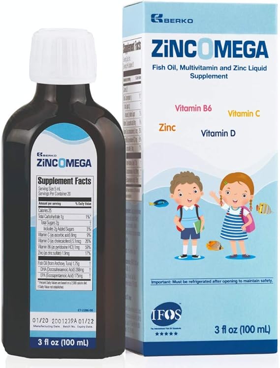 Kids Vitamins Fish Oil Omega 3 New Essential