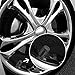 eBoot Tire Valve Stem Caps Wheel Air Valve Covers Dustproof Car Caps, Black, 4 Pieces