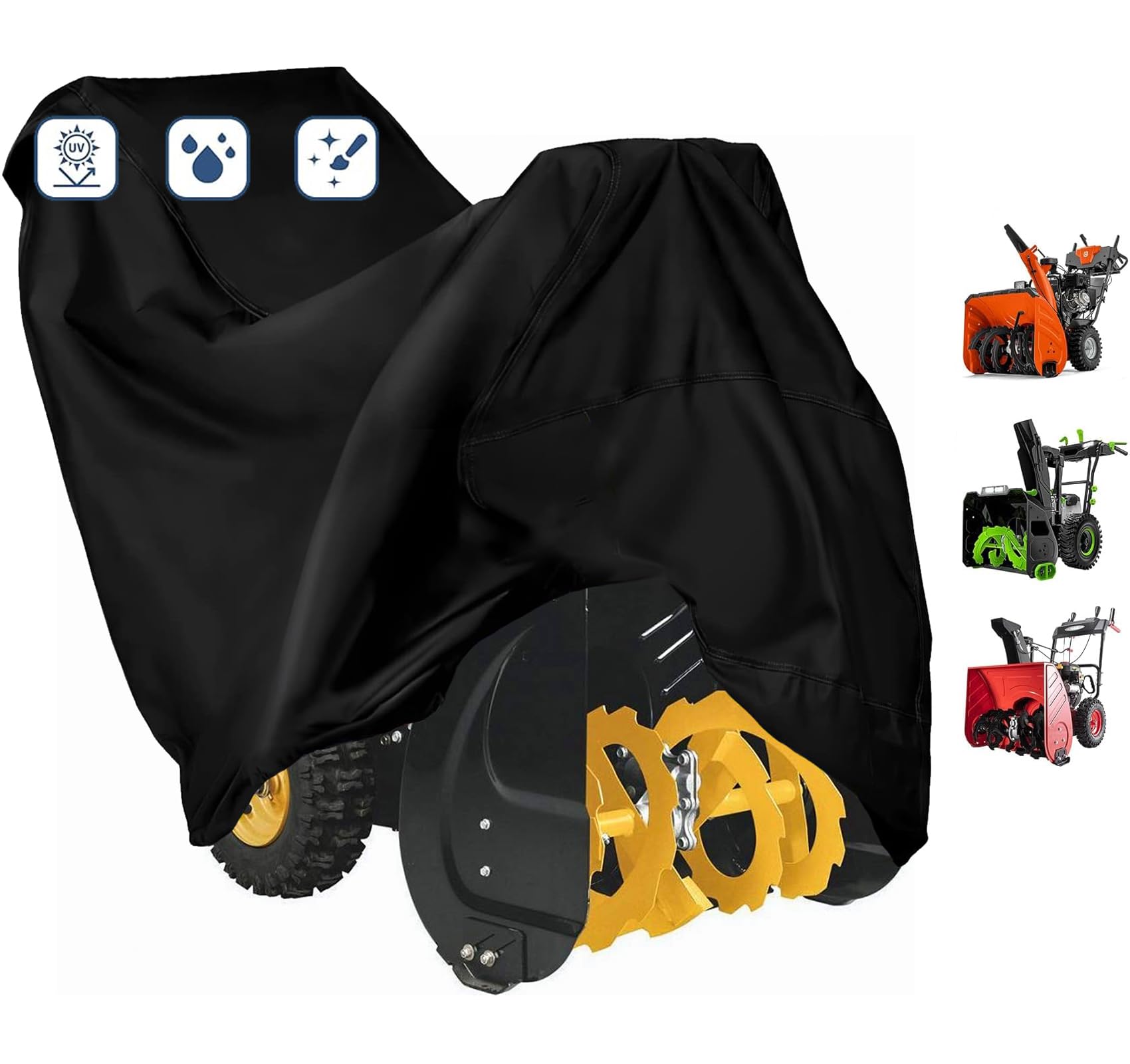 FLYMEI Snow Blower Cover Heavy Duty 600D Snowblower