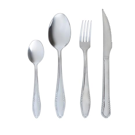 Quid Cubertería, Acero Inoxidable, 24 Cubiertos