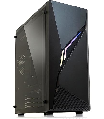 Amazon.com: ZXFF Computer Case, Mid-Tower ATX/M-ATX/ITX-PC Gaming