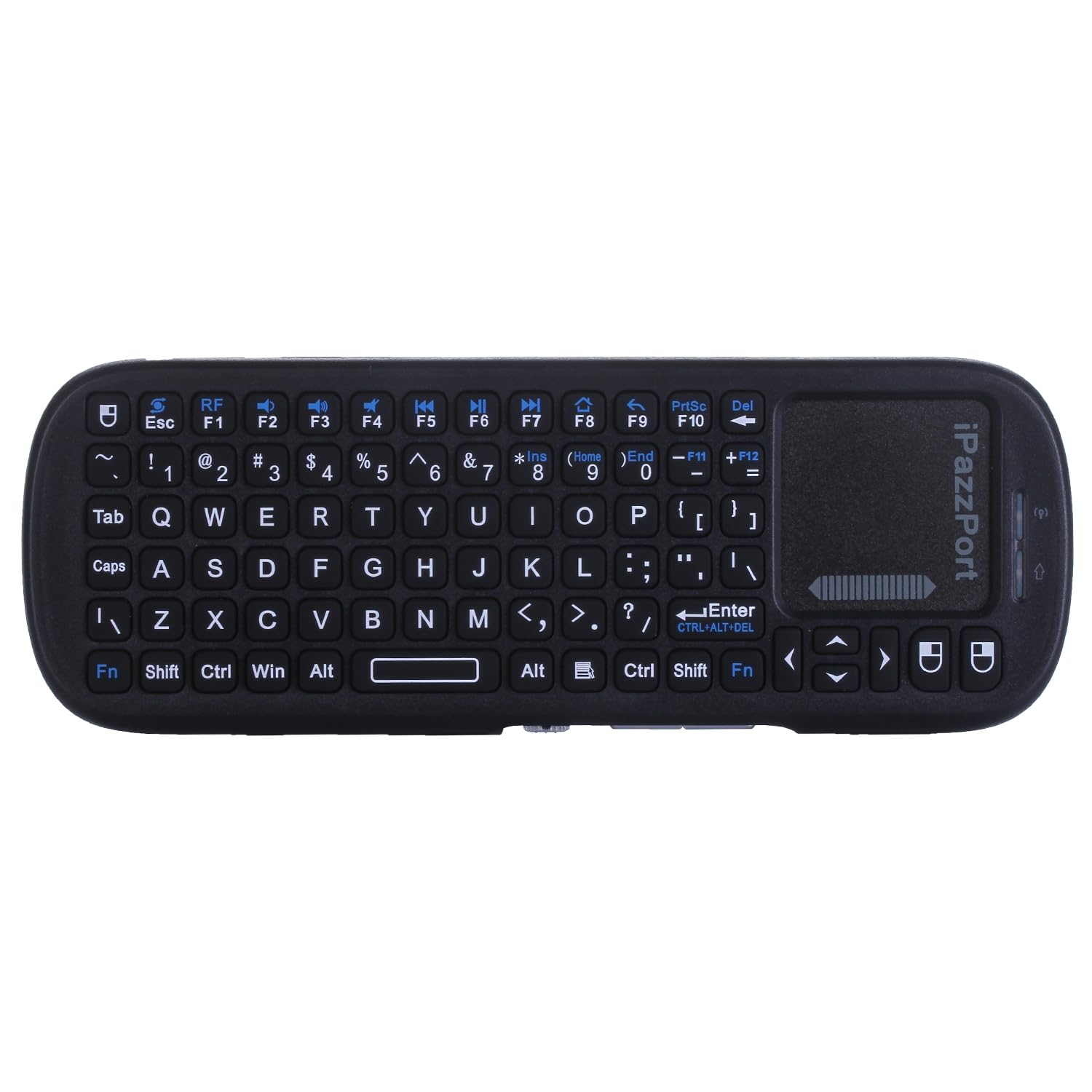 Photo 1 of iPazzPort 2.4G+Bluetooth Wireless Mini Keyboard with Touchpad and Mouse Compact Design,Portable Lightweight for PC/Android/iOS/Raspberry/HTPC