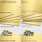 Uadme Laser Engraving Materials Metal Looking Plastic Sheets 4 Pack 30x20cm view 3