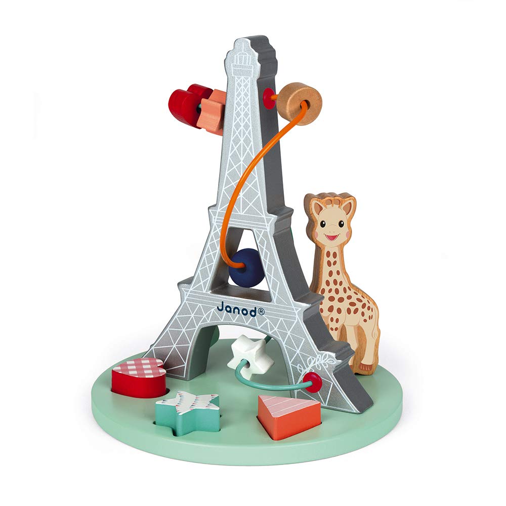 Janod Sophie la Girafe Bead Maze (wood)