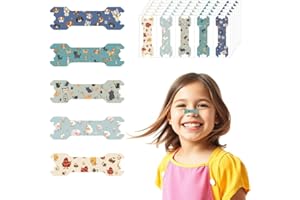 TOWDYTEK 30pcs Small Size Nasal Strips for Breathing,Breathe Right Nose Strips Kids,Nose Strips for Boys and Girls,Nasal Strips for Snoring,Anti Snoring Nose Clips (30pcs Series-B)