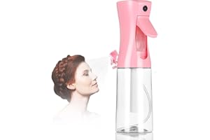 MILUKON Refillable Spray Container, Spray Bottle, Fine Mist Spray Bottle for Hair, Ultra-Fine Continuous Spray Bottle for Skincare, Plant Care, Pet Grooming, Cleaning and Disinfection(1Pcs 6.8oz)