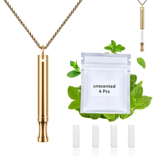 Breathing Necklace to Quit Smoking and Vaping Anxiety Relief Items Natural  Calm Smokeless Inhaler Stop Smoking Aids Vaporless Inhaler Quit Smoking Fum  Vaporless Inhaler for Natural Calm Stress Relief (Green Crystal) |