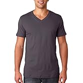 Bella + Canvas Unisex Jersey Short-Sleeve V-Neck T-Shirt 3XL ASPHALT