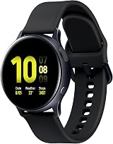 Samsung Galaxy Watch Active2 Bluetooth 40mm Aluminium Aqua Black German Version view 4