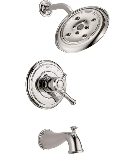 Delta Faucet RP70172PN Cassidy Shower Head, Polished Nickel, 0.5