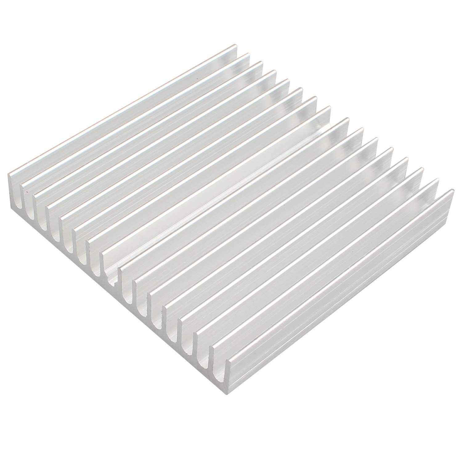 Futheda Aluminum Heat Sink Module Cooler Fin for High Power Amplifier Transistor Semiconductor Devices with Dense 16 Fins 60 × 60 × 10mm