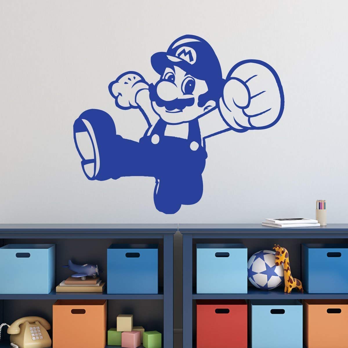 Super Mario Wall Decor Mario Punch Personalized Vinyl