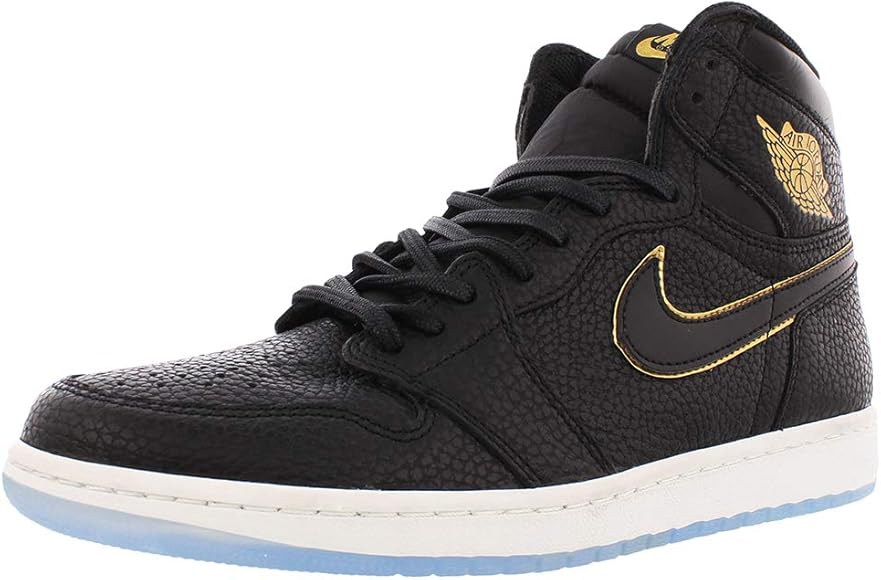 nike black and gold mens shoes