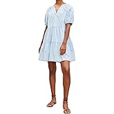 Velvet by Graham & Spencer Womens Chrissy Tonal Embroidery Dress