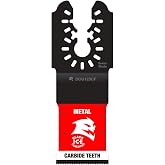 Diablo Amped Steel Demon Universal Fit Carbide Oscillating Blade - 3-Pack | Ideal for Metal - 1-1/4" Cutting Width, 1-1/2" Depth - DOU125CF3