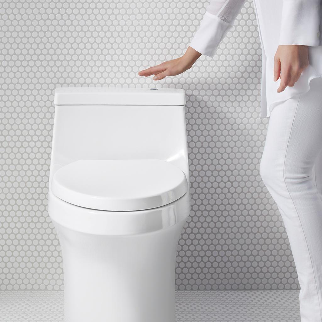 KOHLER K40000 San Souci Touchless Comfort Height 1.28 GPF Elongated