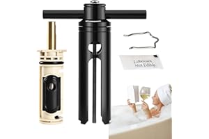 KLENZMATE 2025 New 104421U Cartridge Puller Tool,Complimentary 1222 Replacement Cartridge and lubricant,For Moen 1222 1225 1220,Tub and Shower Faucet Cartridge Remover for Moen Posi-Temp Valve