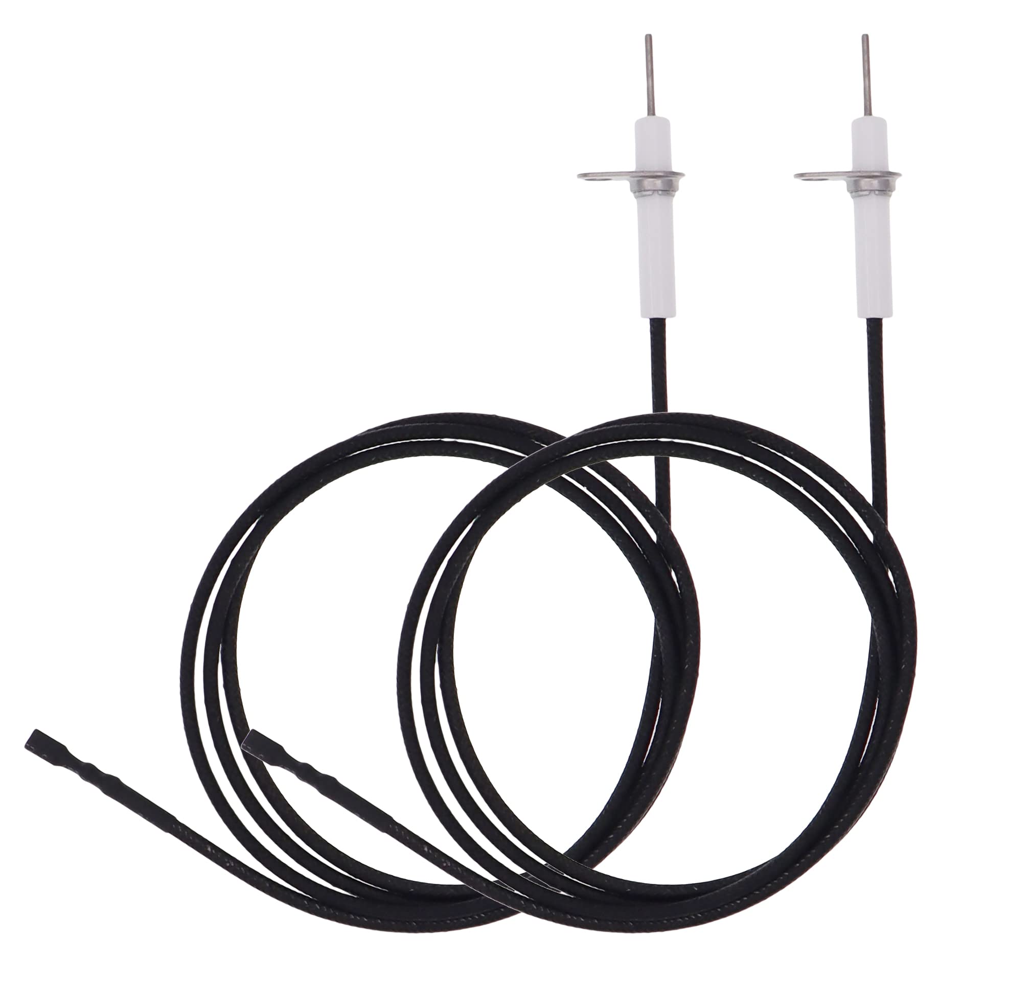 2 x 1 metre pulse ignition wire and ceramic electrode mounting replacement, ignition electrode can DIY bend for pulse igniter, spark plug, ignition electrode replacement