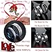 Hsumonre Couples Rings Engraved Her King His Queen Matching Men Promise Ring Crown Stainless Steel Valentine Gift
