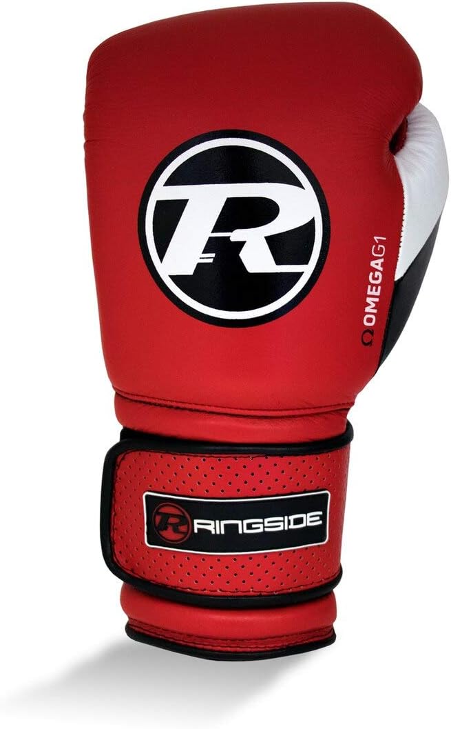Ringside Boxing Omega G1 Ultra Pro Spar Strap Glove Fiery Red/Black