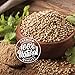 Organic Coriander Seeds 1 Pound, Supports Digestive Health (High Fiber) Whole Seeds in Bulk Resealable Bag, 100% Pure, Non-GMO, Gluten-Free & Kosher