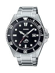 Casio Classic Diver Stainless Steel Watch Date