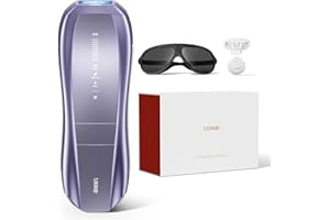 Ulike Laser Hair Removal Device Air 10 Ipl Gift for Women and Men, Ice Cool and Permanent Hair Reduction for Nearly Painless, Dual Lights, Skin Sensor & USHR Mode Hair Removal in 10mins from Home