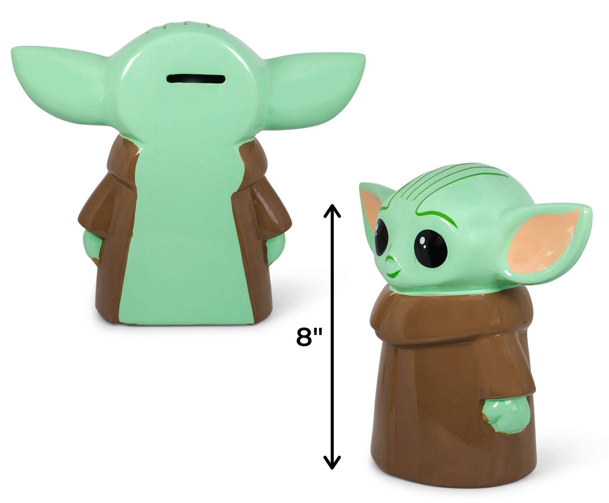 Silver Buffalo Star War's The Mandalorian The Child Large Ceramic Coin Bank