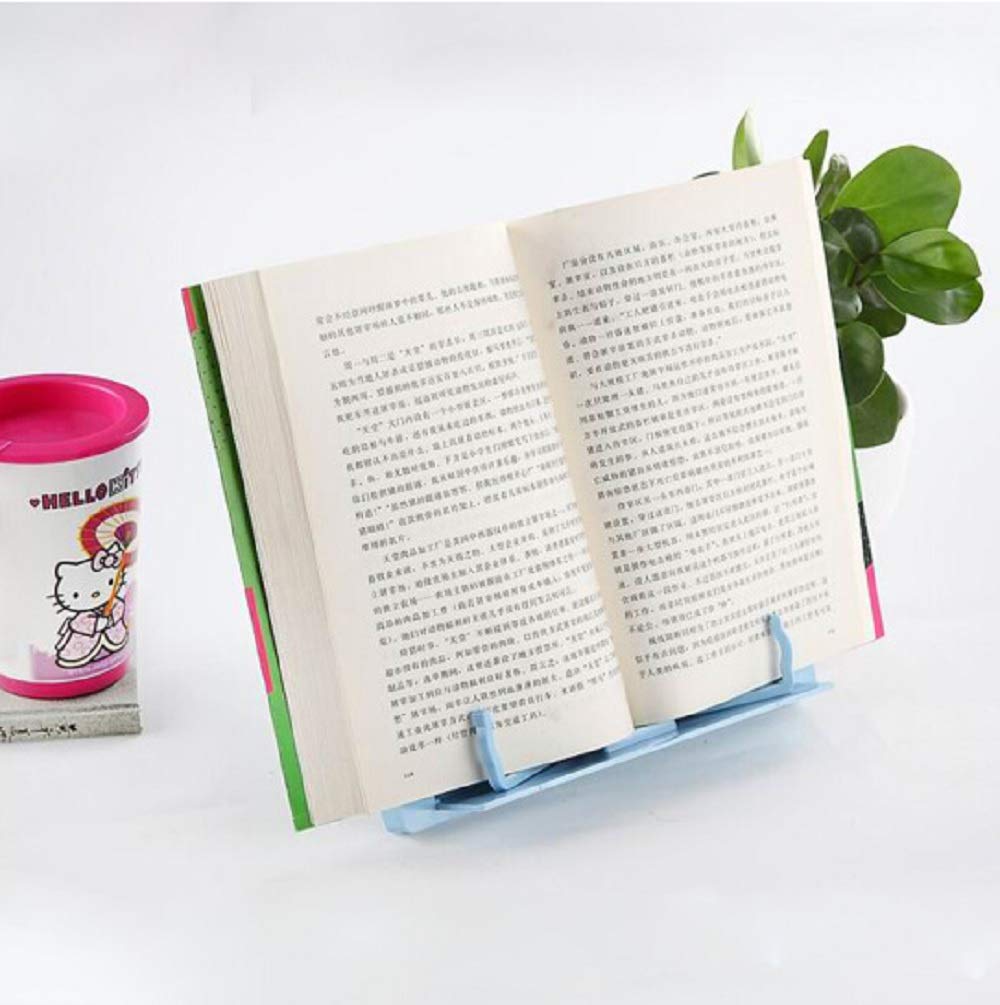 RONTENO Plastic Book Holder Students Reading NonSlip Book Stand,Multi