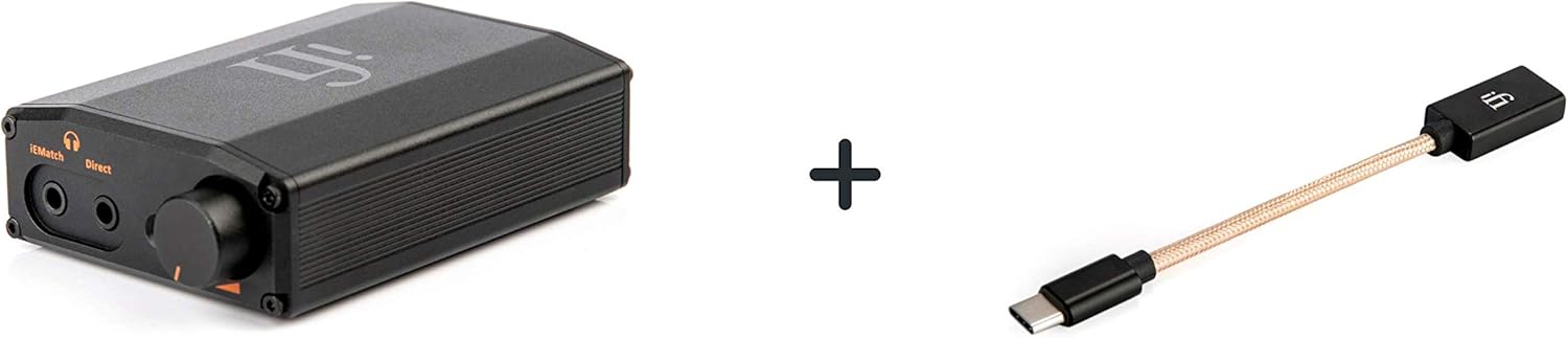 iFi Nano iDSD Black Label Portable USB DAC and Headphone Amplifier with MQA and DSD. Use with Smartphones/Digital Audio Players/Tablets/Laptops (Includes iFi Audio OTG Cable USB C)