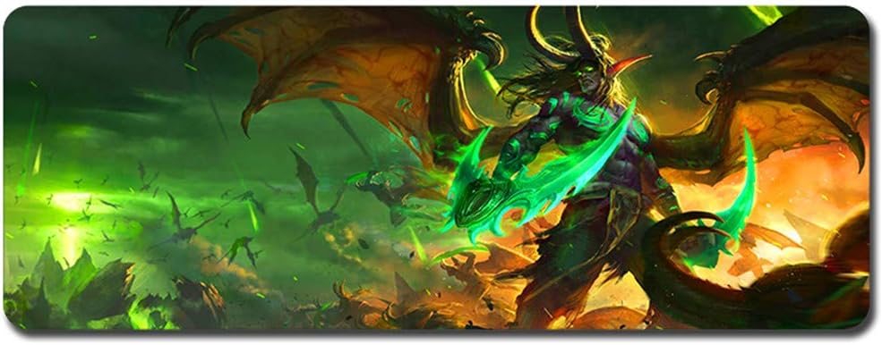 Mouse Pad，Professional Large Gaming Mouse Pad, World of Warcraft Mouse Pad,Extended Size Desk Mat Non-slip Rubber Mouse Mat,WOW (900 x 400 x 3 mm / 35.5 x 15.5 x 0.12 inch, 4)