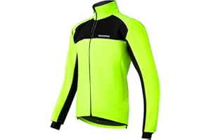 ROCKBROS Cycling Running Jackets for Men Winter Reflective Bike Jacket Thermal Windproof Jacket for Cold Weather