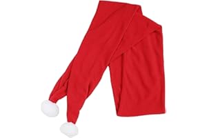 Baoblaze Christmas Horse Scarf, Christmas Decoration, Easy to Wear Red Lightweight Comfortable Premium Soft Gifts Horse Suppl