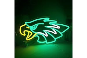 ineonlife Eagle Neon Sign Green Led Signs for Wall Decor Animal Preppy Lights Room Decor Birthday Party Gifts Decoration Aesthetic