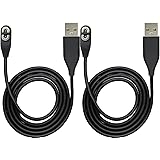 RUKUHOT 2 Pcs Replacement Charging Cable Flexible USB Cable with Magnetic Charger Connector Compatible with AfterShokz Aerope
