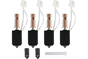 0.25/0.4/0.6/0.8 MM Ceramic Hotend for Anycubic Kobra S1 Combo - New Extruder Hotend Kit Heater Block 200K Heating Rod Thermi