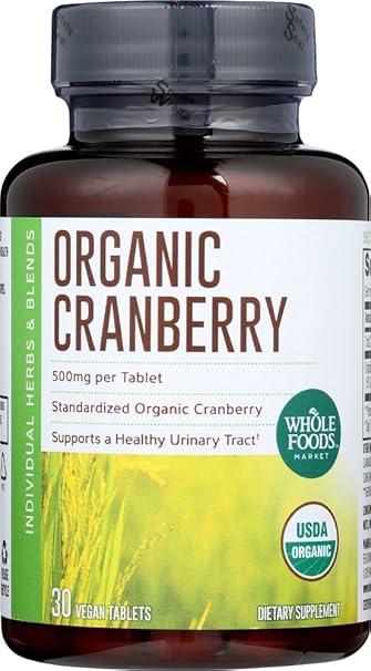 Amazon Com Whole Foods Market Organic Cranberry 30 Ct Prime Pantry