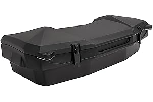 BALOCEO Rear Storage Box Compatible with 2017-2026 Polaris Sportsman Touring 570, 850, XP 1000, 450, 850 Rear Rack Cargo Box Black