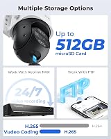 Reolink 4K PTZ Dual-Lens Outdoor Security Camera 8MP WiFi 6 355° Pan view 6