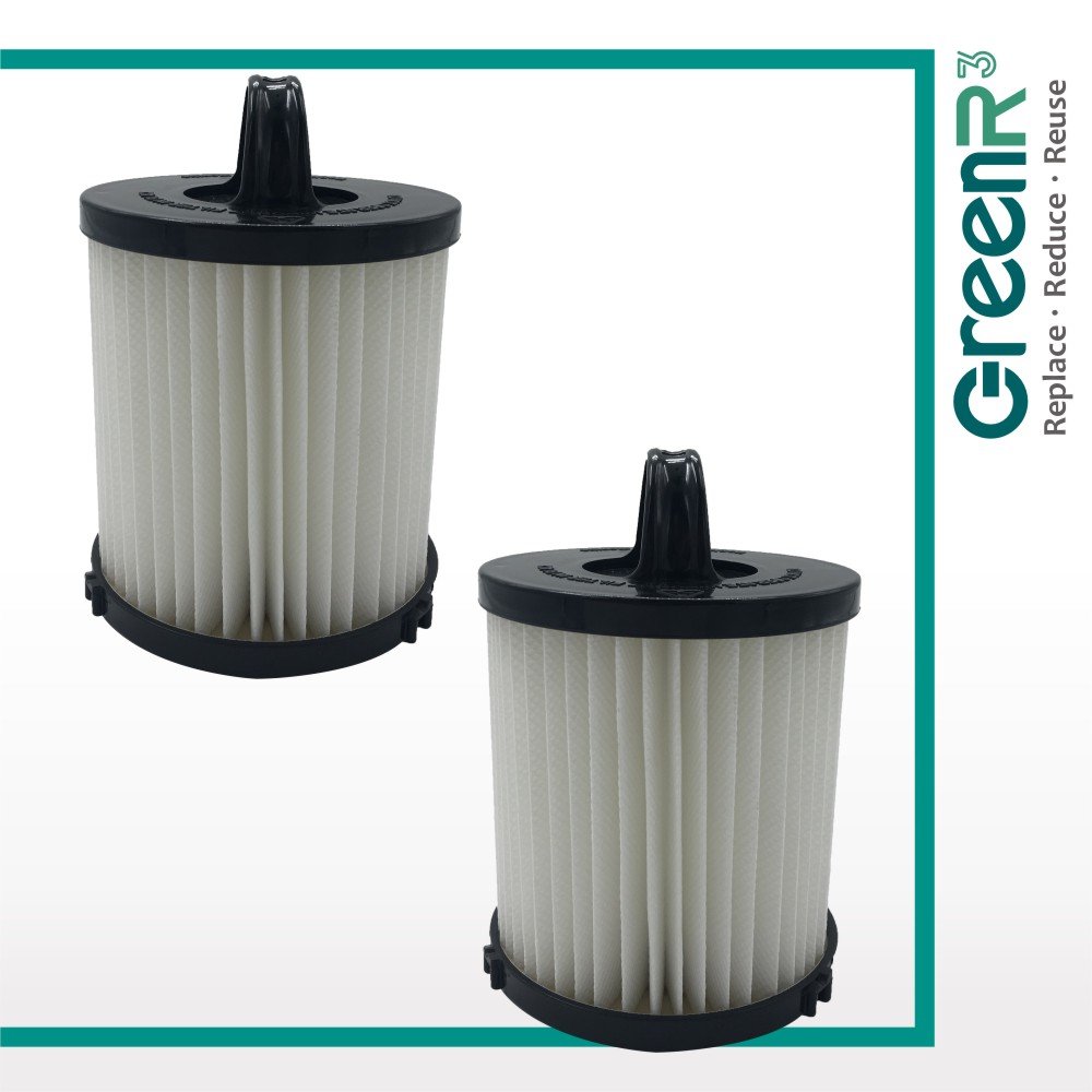 GreenR3 2-PACK Air Filter True HEPA Dust Cup for EUREKA DCF-21 Fits EUREKA 68931 68931A Electrolux Filtrete Model Series Replacement Parts Cleaning Tool Part Vacuum Cleaner Upright Brand and more