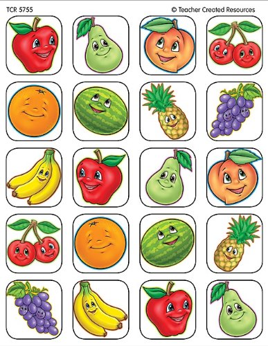 Teacher Created Resources Fruits Stickers, Multi Color (5755)